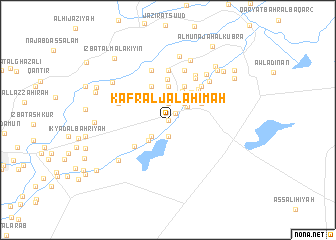 map of Kafr al Jalāhimah