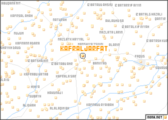 map of Kafr al Jarfāt