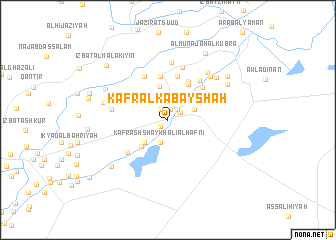 map of Kafr al Kabāyshah