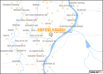 map of Kafr al Kawādī