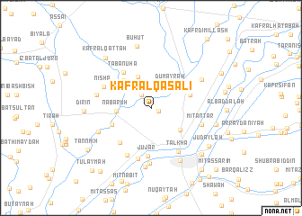 map of Kafr al Qaşālī