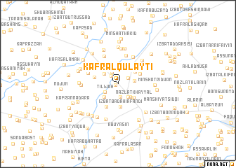 map of Kafr al Qulayţī