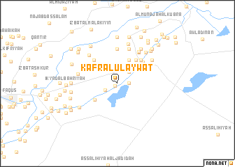 map of Kafr al ‘Ulaywāt