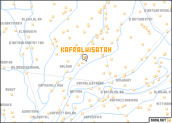 map of Kafr al Wisāţah