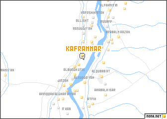 map of Kafr ‘Ammār