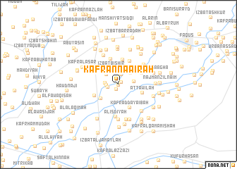 map of Kafr an Na‘āʼirah