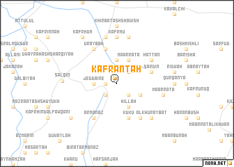 map of Kafrantah