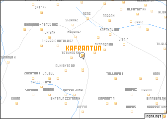 map of Kafr Anţūn