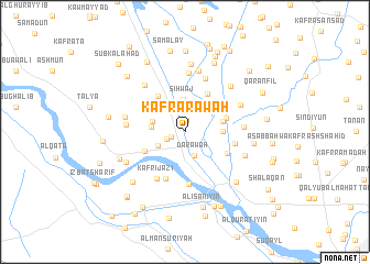 map of Kafr -arāwah