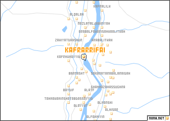map of Kafr ar Rifā‘ī
