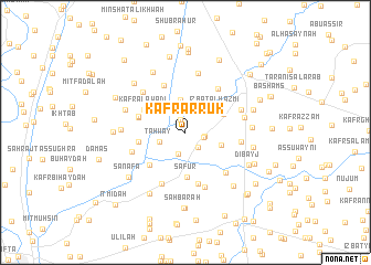 map of Kafr ar Rūk