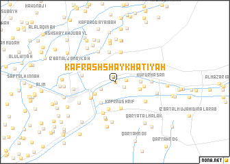 map of Kafr ash Shaykh ‘Aţīyah