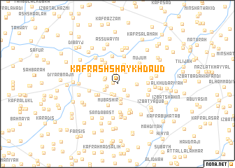 map of Kafr ash Shaykh Dāʼūd
