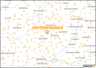 map of Kafr ash Shimākh