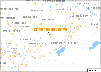 map of Kafr ash Shurafāʼ