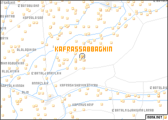 map of Kafr aş Şabbāghīn