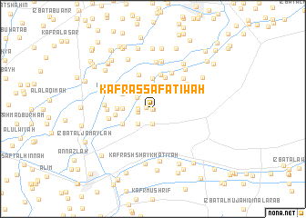 map of Kafr aş Şafāţiwah