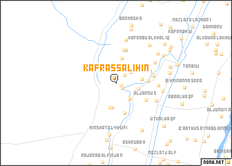 map of Kafr aş Şāliḩīn