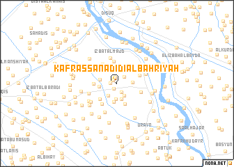 map of Kafr aş Şanādīdī al Baḩrīyah