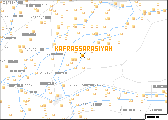 map of Kafr as Sarāsīyah