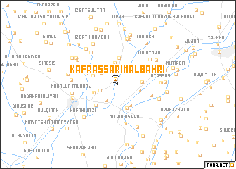 map of Kafr aş Şārim al Baḩrī