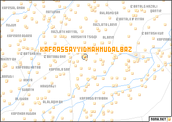 map of Kafr as Sayyid Maḩmūd al Bāz