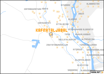 map of Kafrat al Jabal