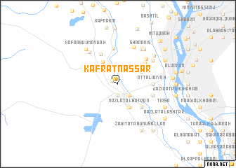 map of Kafrat Naşşār