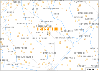 map of Kafr aţ Ţūkhī