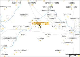 map of Kafr at Tūn