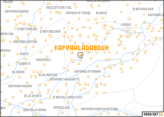 map of Kafr Awlād ‘Abduh