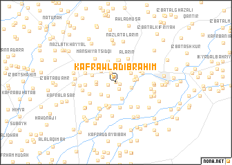 map of Kafr Awlād Ibrāhīm