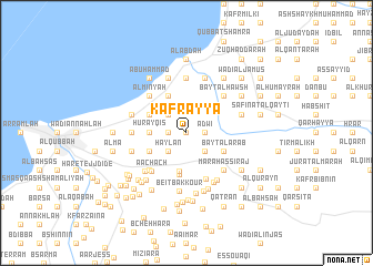 map of Kafrayyā