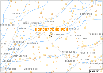 map of Kafr az Zahāʼirah