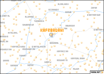 map of Kafr Badawi