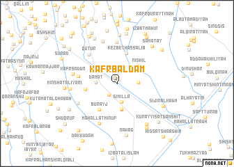 map of Kafr Balḑam