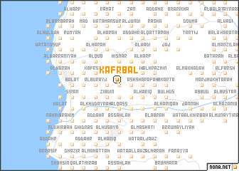 map of Kafr B‘āl