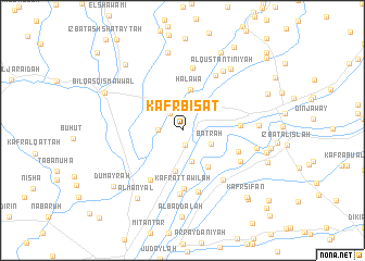 map of Kafr Bisāţ