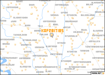 map of Kafr Bitibs