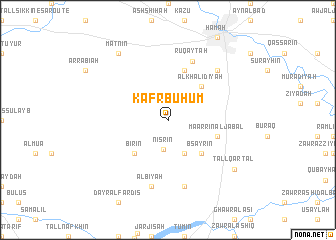 map of Kafr Buhum