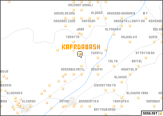 map of Kafr Dabash