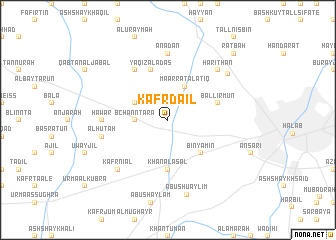 map of Kafr Dā‘il