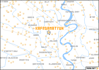 map of Kafr Damatyūh