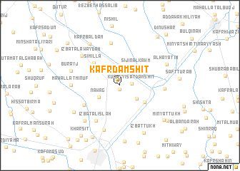 map of Kafr Damshīt