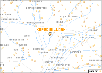 map of Kafr Dimillâsh