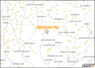 map of Kafr Dimitnu