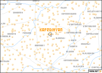 map of Kafr Dimyān