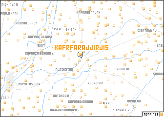 map of Kafr Faraj Jirjis