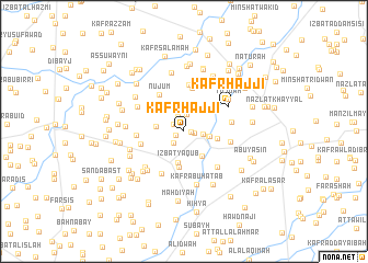 map of Kafr Ḩajjī