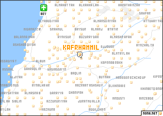 map of Kafr Ḩammil